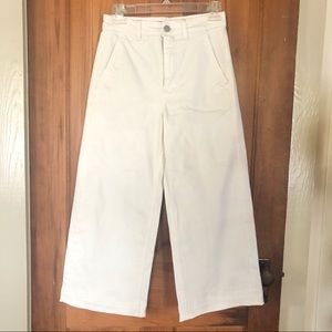 EVERLANE WIDE LEG CROP SIZE 4S BONE